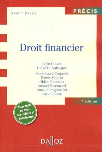 Beispielbild fr Droit financier zum Verkauf von Ammareal
