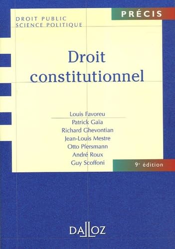 Stock image for Droit constitutionnel for sale by Ammareal