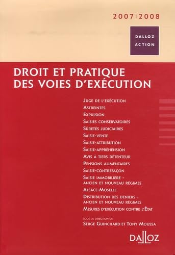 Beispielbild fr Droit et pratique des voies d'excution zum Verkauf von Ammareal