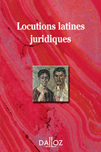 Stock image for Locutions latines juridiques for sale by medimops