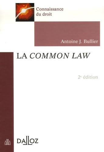 Beispielbild fr La common law zum Verkauf von Ammareal