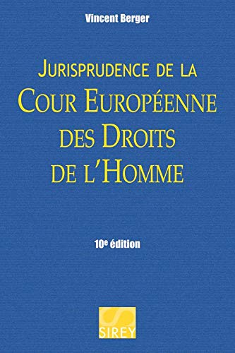 9782247071470: Jurisprudence de la Cour Europenne des Droits de l'Homme
