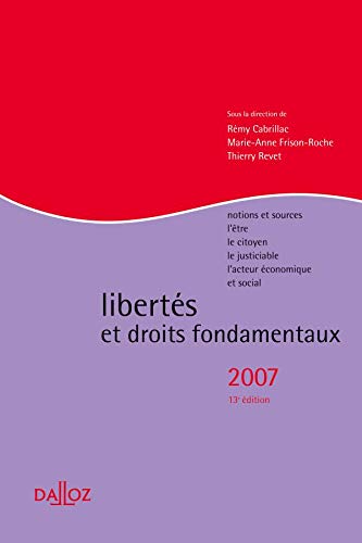 9782247074075: Liberts et droits fodamentaux