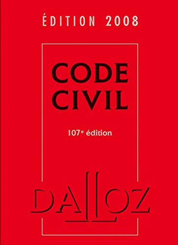 Beispielbild fr Code civil 2008 zum Verkauf von Librairie Th  la page