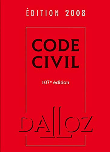 Imagen de archivo de Code civil 2008 a la venta por Librairie Th  la page