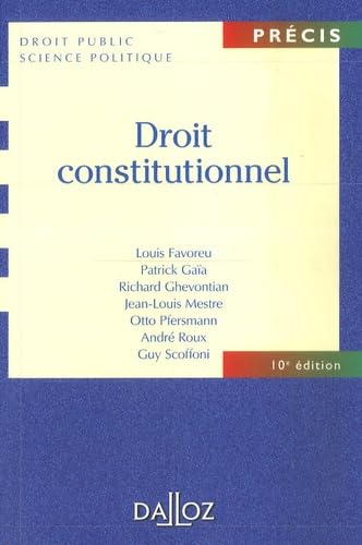 Stock image for Droit constitutionnel for sale by Ammareal