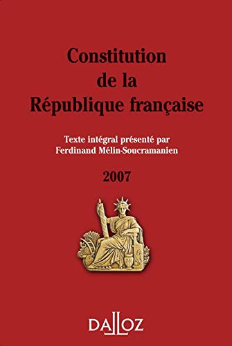 Imagen de archivo de Constitution de la R publique française a la venta por WorldofBooks