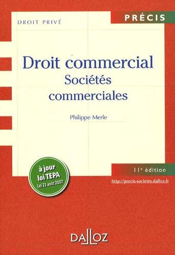 Beispielbild fr Droit commercial : Socits commerciales zum Verkauf von Ammareal