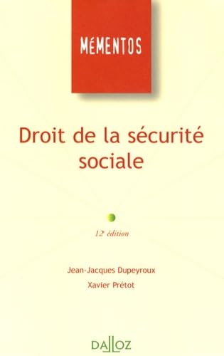 Stock image for Droit de la Scurit sociale for sale by Ammareal