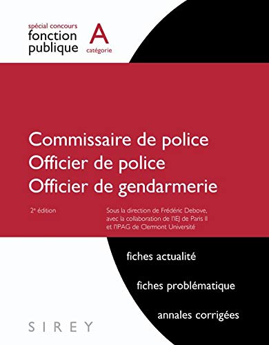 9782247075539: Commissaire de police, Officier de police, Officier de gendarmerie