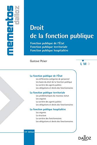 Beispielbild fr Droit de la fonction publique zum Verkauf von Ammareal