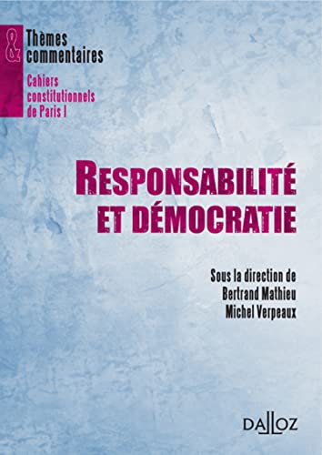 Stock image for Responsabilit et dmocratie for sale by Buchpark