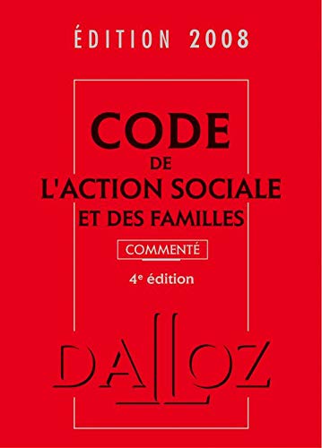 Stock image for Code de l'action sociale et des familles comment for sale by medimops
