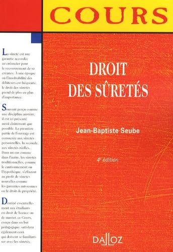 Stock image for Droit des srets for sale by Ammareal