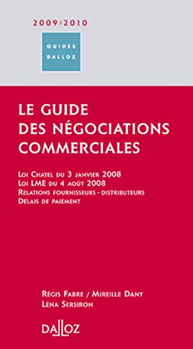 9782247078615: Le guide des ngociations commerciales 2009-2010
