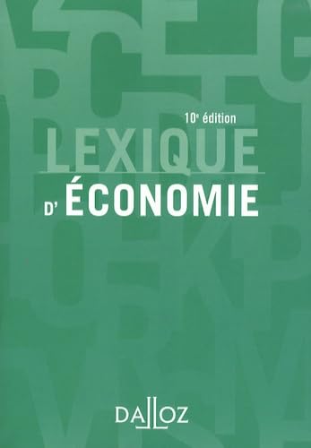 Beispielbild fr Lexique d'conomie zum Verkauf von medimops