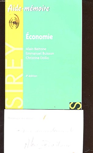 9782247079780: Economie (French Edition)