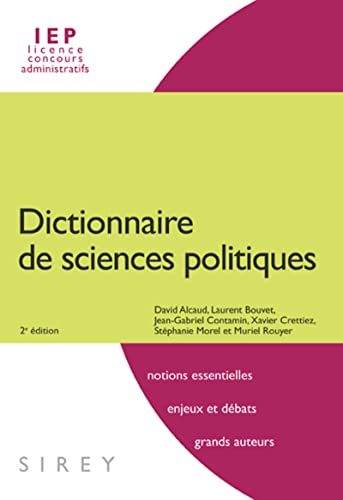 Beispielbild fr Dictionnaire de sciences politiques - 2e d.: Dictionnaires Sirey zum Verkauf von Ammareal