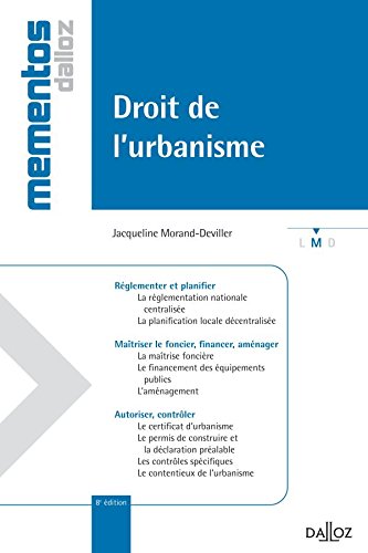 Beispielbild fr Droit de l'urbanisme - 8e d.: Mmentos zum Verkauf von Ammareal