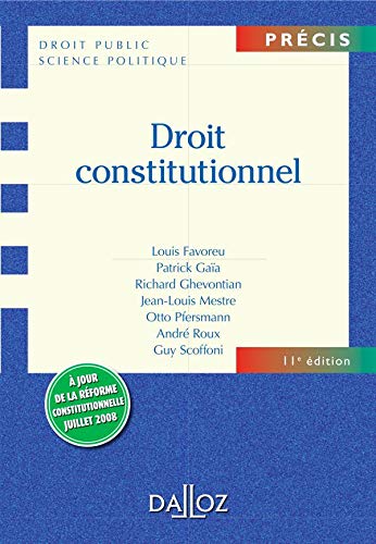 Beispielbild fr Droit constitutionnel zum Verkauf von Ammareal
