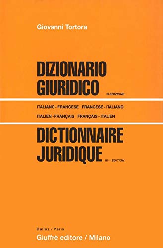 9782247081417: Dictionnaire juridique: Edition bilingue franais-italien/italien-franais