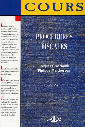 Beispielbild fr Procdures fiscales zum Verkauf von Ammareal