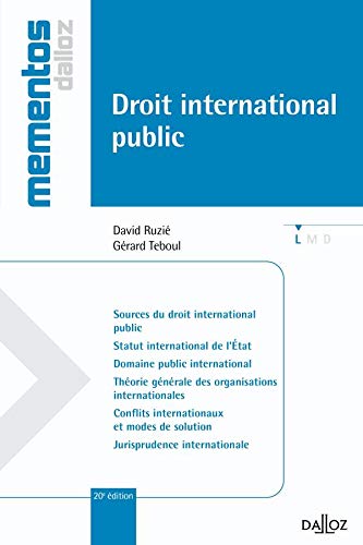 Beispielbild fr Droit international public zum Verkauf von Ammareal