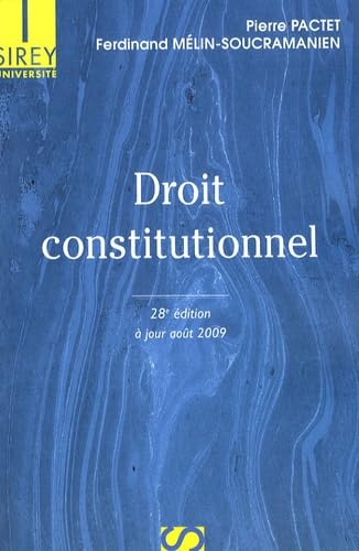 Beispielbild fr Droit Constitutionnel zum Verkauf von RECYCLIVRE