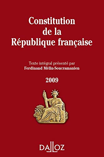 Beispielbild fr Constitution de la Rpublique francaise : Texte intgral de la Constitution de la Ve Rpublique zum Verkauf von medimops