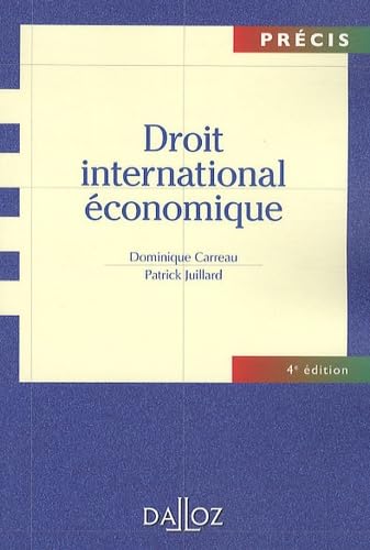 Beispielbild fr Droit international conomique zum Verkauf von Librera Prez Galds