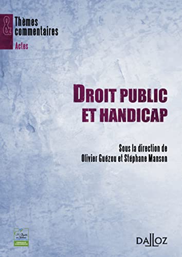 Imagen de archivo de Droit public et handicap a la venta por Buchpark