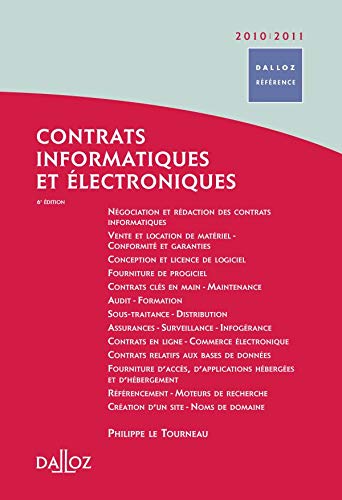 Stock image for Contrats informatiques et lectroniques : 2010-2011 for sale by medimops