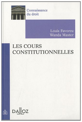 Stock image for Les cours constitutionnelles for sale by Ammareal
