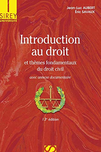 Stock image for Introduction au droit et thmes fondamentaux du droit civil for sale by LiLi - La Libert des Livres