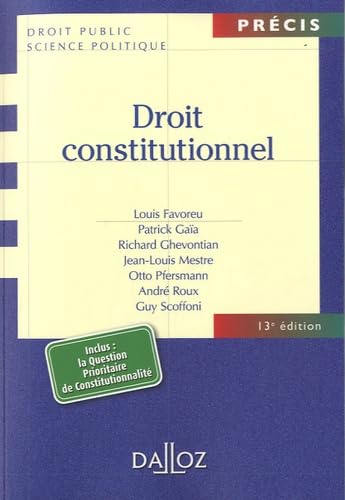 Stock image for Droit constitutionnel for sale by Ammareal