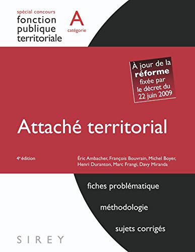 Beispielbild fr Attach territorial : Catgorie A zum Verkauf von Ammareal