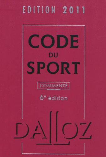 9782247101900: Code du sport