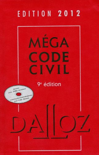 Beispielbild fr mga code civil (dition 2012) zum Verkauf von Chapitre.com : livres et presse ancienne