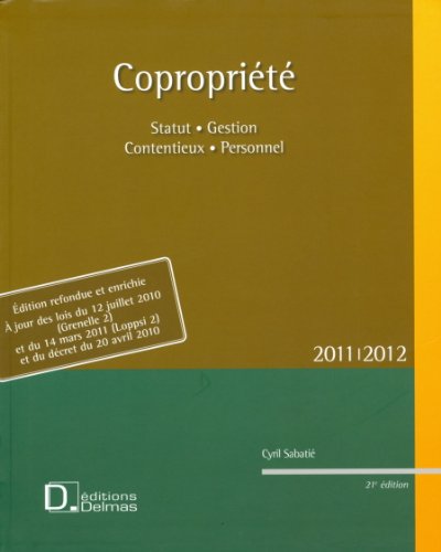 Beispielbild fr Coproprit 2011-2012 zum Verkauf von Ammareal
