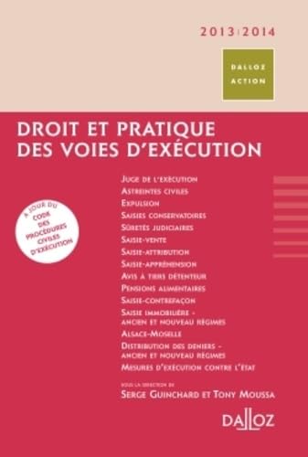 Stock image for Droit et pratique des voies d'excution 2013/2014 - 7e d.: Dalloz Action for sale by Ammareal