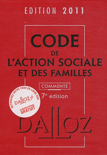 Code de l'action sociale et des familles (9782247105687) by Code A
