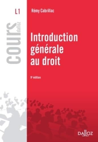 9782247108954: Introduction gnrale au droit