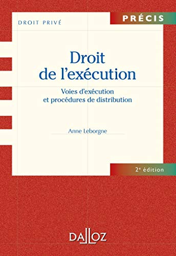 Imagen de archivo de Procdures civiles d'excution - 2e d.: Voies d'excution et procdures de distribution a la venta por Ammareal