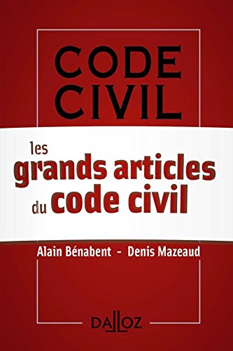 Stock image for Les grands articles du code civil for sale by medimops