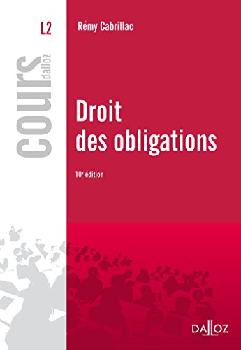 Stock image for Droit des obligations - 10e d.: Cours for sale by Ammareal