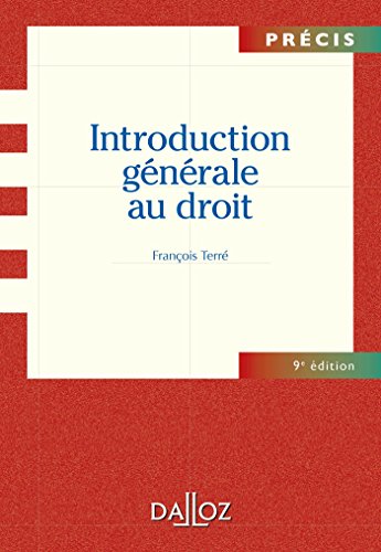 Beispielbild fr Introduction gnrale au droit zum Verkauf von medimops