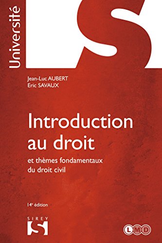 Beispielbild fr Introduction au droit et thmes fondamentaux du droit civil - 14e d. zum Verkauf von Ammareal