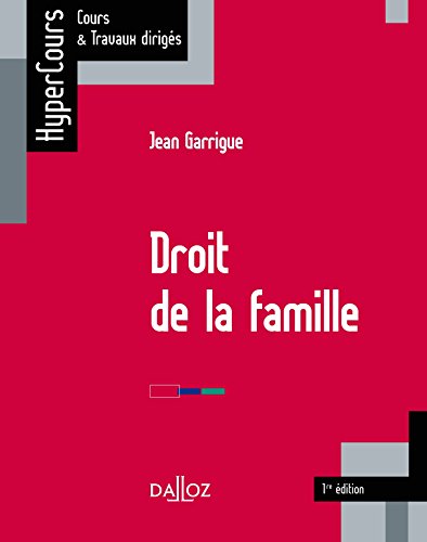 Beispielbild fr Droit de la famille - 1re dition: HyperCours zum Verkauf von Ammareal