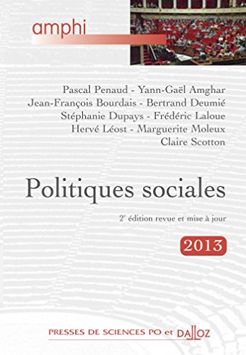 9782247125210: Politiques sociales 2013