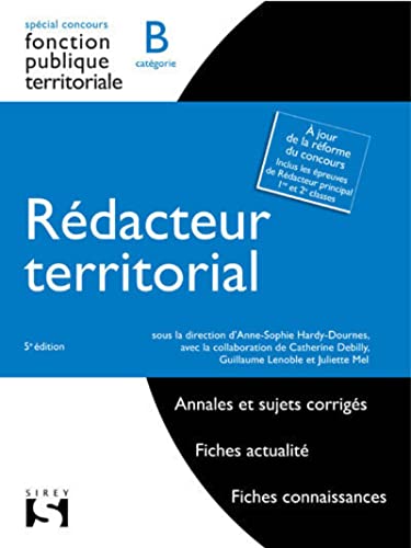 Stock image for rdacteur territorial ; catgorie B (5e dition) for sale by Chapitre.com : livres et presse ancienne